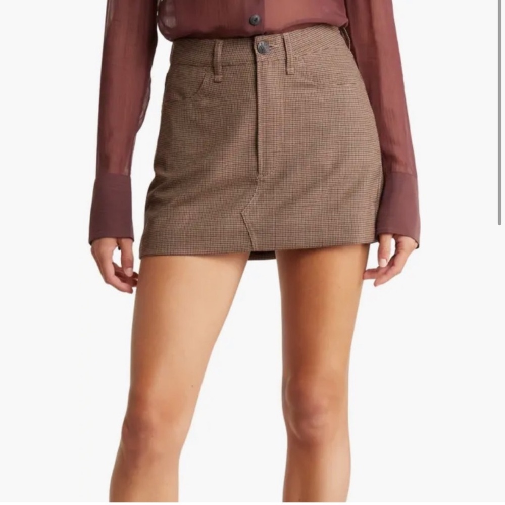 rag & bone Itty Bitty Plaid Skirt Size 10